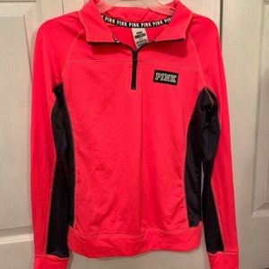 Victoria secret pink quarter zip pullover